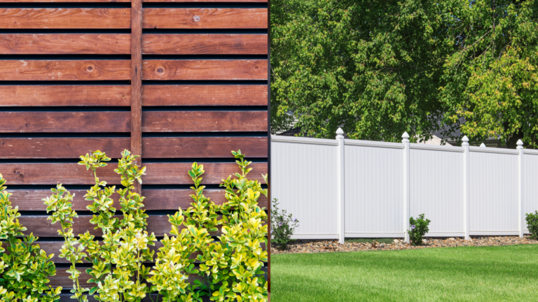 Wood Fence vs. Vinyl Fence